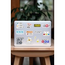 Laptop Notebook Tablet Sticker Seti Model 6