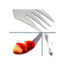 Omeniv 304 Çelik Çatal Bıçak Kaşık Çadır Kamp Outdoor