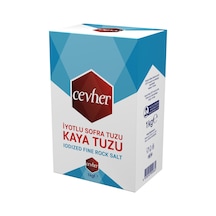 Cevher İyotlu İnce Kaya Tuzu 1 Kg