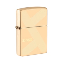 Zippo Çakmak 49255 Zippo Design Lighter. Zippo Logolu