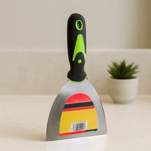 125 Mm Metal Spatula Fiber Saplı Çok Renkli