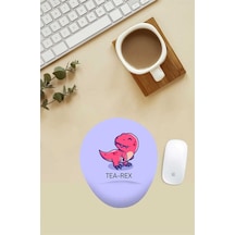 Tea Rex Desenli Bilek Destekli Mouse Pad Mousepad