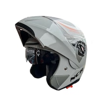 Motor Kask Çene Açılır Gözlüklü Ncr - 158 - Cool Gri - M