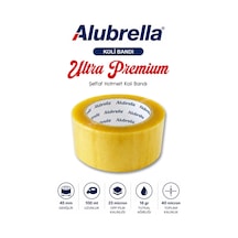 Ultra Premium Koli Bandı, 45 Mm X 100 Mt, Şeffaf Hotmelt 40 Micron 1