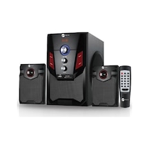 Bluetooth Usb Sd Fm 2+1 Ev Sinema Ses Sistemi 2 Yıl Bilgisayar Hoparlörü