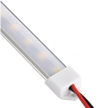 75 Cm Alüminyum Kasa Opak Amber Çubuk Şerit Led 12v