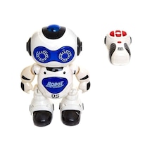 Oyuncak Robot Uzaktan Kumandalı Süper Akıllı Robot Işıklı Sesli