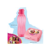 Prenses Set Eco Şişe 500ml Ve Sandviç Kutusu Pembe Set Pembe