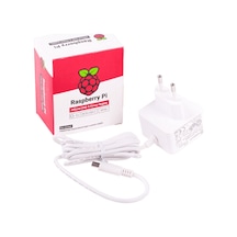 Teknomagazam-Raspberry Pi 4 Lisanslı Güç Adaptörü 5V 3A Usb-C