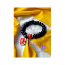 Cam Bodrum Boncuk Charm Nazar Boncuk Bileklik Nazar Boncuklu Bileklik Siyah 68522667