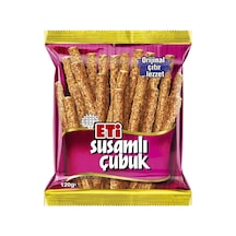Eti Susamlı Çubuk Kraker 10x120 G - Kıtır Ve Lezzetli Atıştırmalık 5'li Avantaj Paketi - 5 Adet Tarı