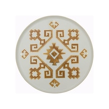 Porland Arabesque Desen1 Düz Tabak 18cm