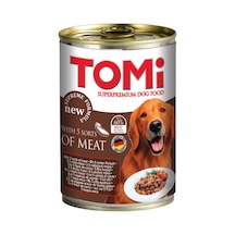 Tomi 5 Çeşit Kırmızı Etli Konserve Köpek Maması 400 G