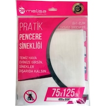 Melisa Cırt Bantlı Yapışkanlı Pencere Sinekliği 75X125 CM