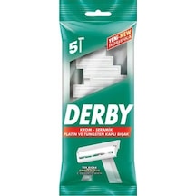 Derby Tek Bıçaklı Kullan-At Tıraş Bıçağı 5'li