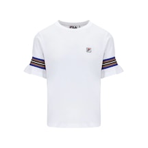Beyaz Fila Kadın T-shirt Puffed Tw411140 Beyaz