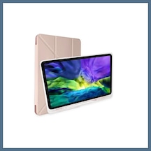 Buradabulabilirsin Samsung Uyumlu Galaxy T870 Tab S7 11 Kılıf Kalemlikli Mars Tablet Kılıfı - Rose Gold Bbz
