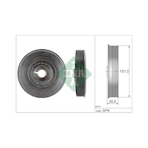 Krank Kasnak - Dacia Sandero, Duster, Logan, Dokker, Lodgy - Schaeffler-ına-544009010