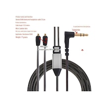 Ie900 Mmcx Arayüz Kulaklık Kablosu - Bükülmüş Fişli Yedek Ses Onarım Hattı