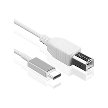 Type-c Yazıcı Kablosu Type-c To Usb B Çevirici - 1 Metre Al3188 Standart