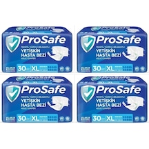 Prosafe Belbantlı Xlarge Ekstra Büyük Boy Hasta Bezi 120 Adet 4x30 Paket XL