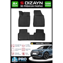 S-dizayn Audi Q4 E-tron 3d Pro Havuzlu Paspas 2021 Üzeri A+ Kalite