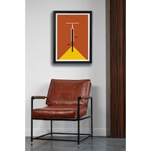 Bauhaus Bicycle V1 Siyah Çerçeveli Tablo Poster