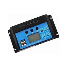 Lemestar Güneş Enerjisi Pwm Kontrolörü 12/24v Otomatik Tanıma, 3a Çift Usb Şarj, 50a, Ekranlı, 3 Aşamalı Yönetim Ve Çoklu Koruma Özellikli