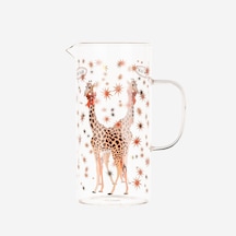 Zürafa Şeffaf Cam Sürahi 1300 Ml
