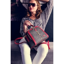 Just Polo Kadın Omuz Çantası 0104 Kahve Kırmızı B