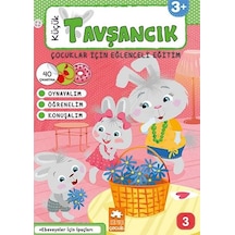 Çocuklar İçin Eğlenceli Eğitim 3 - Küçük Tavşancık 3+- Eksik Parça