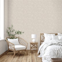 Adawall Muse Koleksiyonu- 25107-1 Krem Sıva Dokulu Duvar Kağıdı 1.06x15.6m, 16.5m²