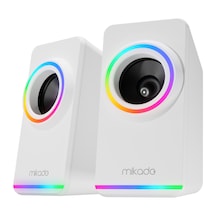 Mıkado Md-182 2.0 3w 2 Beyaz Rgb Aydınlatmalı Usb + 3.5mm Usb 5v
