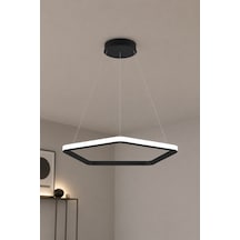 AvizeGO Titan Led Sarkıt Avize Beyaz Işık Siyah