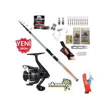 Okuma Revenger Rv-3000a 240cm 60-120gr Carbo-x Tele Kıyı Olta Takımı Seti