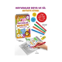 Hayvanlar - Boya Ve Sil Aktivite Kitabı / 3 Yaş + - Dppq-753201