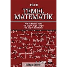 Temel Matematik Cilt 2  -  Zafer Kartal  -   Yalçın Karagöz  -  Nobel Akademik Yayıncılık