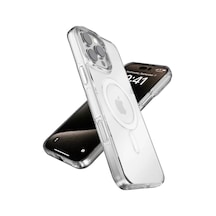 Joko Apple iPhone Uyumlu  16 Pro Max Uyumlu Gleam Pc Sert Magsafe Kılıf - Titan Gri