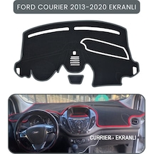 Ford Courier 2013-2020 Ekranlıtorpido Koruma Halısı Gri Kenar
