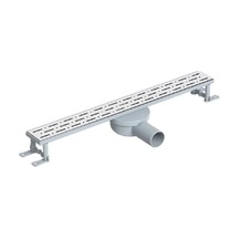 Mey İthalat Maxiflow Style Line Serisi 50 Cm Duş Kanalı Beyaz - Krom