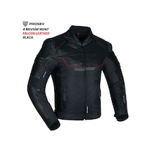 Prosev Falcon Leather 4 Mevsim Mont Dark Black M