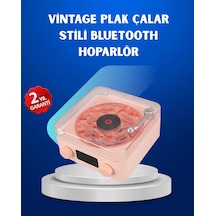 Znv Zenvia Mey İthalat Retro Saatli Bluetooth Hoparlör Gece Lambalı Kristal Ses Kalitesi Znv2025 Cmn