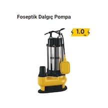 Rtr Max Rtm841 Foseptik Atık Su Dalgıç Pompa 0.75 Kw 1.0 Hp Waat