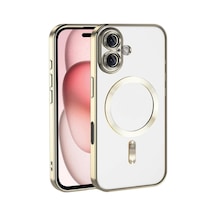 Apple iPhone Uyumlu 17 Kross Magneticsafe Kapak - Gold Diğer