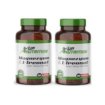 Nutrition Magnesium L-threonate Magnezyum L-treonat 2000 Mg 90 Kapsül Vegan X 2 Adet