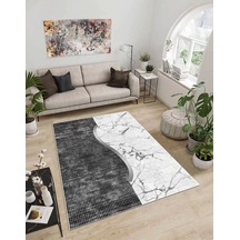 Dijidekor Işıltı Koleksiyonu Model64 Süngerli Dijital Baskılı Saçaksız Mutfak Halısı Yolluk