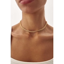 Rope Örgü Choker Kolye