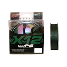 Captain X12 Power Pe İp Misina 0,20mm 150mt Dark Green - Standart