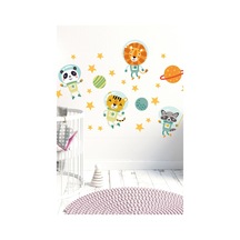 Uzay Temalı Çocuk Duvar Odası Stickerı