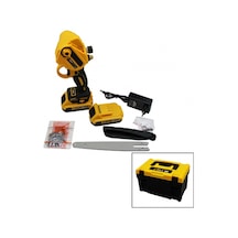 Budama - Dal Kesme Makinesi 36v 2.0ah Yağlı Pompalı - Zincirli Sarı Siyah Çantalı 5324